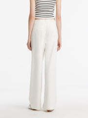 Oil-Resistant Wide Leg Full Length Women Jeans