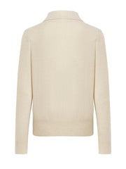 Pure Cashmere Polo Neck Women Sweater