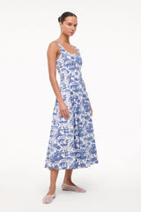 WELLS DRESS | BLUE TOILE