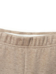 Knit Straight Full Length Pants