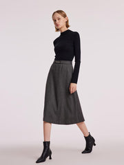Machine Washable Wool Seamless Women Sweater