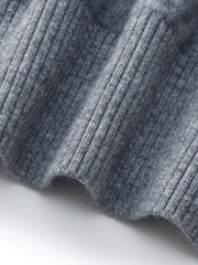100% Wool Faux Two-Piece Women Sweater