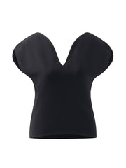 V-Neck Women Knit Top