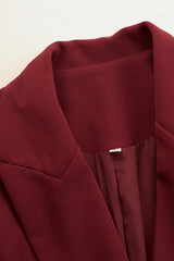 Elegant Tailored Blazer Midi Dress