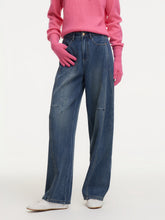 Denim Fleece Lined Women Tapered Jeans
