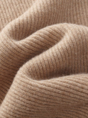 100% Wool Stitch Trim Women Sweater