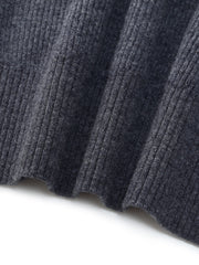 100% Wool Stitch Trim Women Sweater