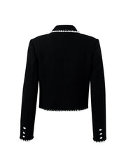 Tweed Knitted Short Jacket