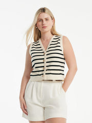 White Loose A-Line Shorts With Belt