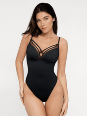Shapewear Sheer Mesh Sleeveless Tummy Control Bodysuit