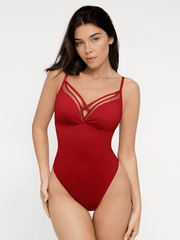 Shapewear Sheer Mesh Sleeveless Tummy Control Bodysuit