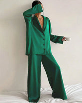 Relaxed Oversize Silk Pajamas