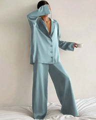 Relaxed Oversize Silk Pajamas