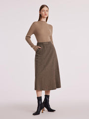 Machine Washable Wool Seamless Women Sweater