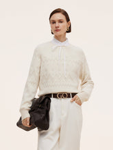 100% Wool Jacquard Women Sweater