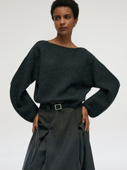 Cashmere Drop Shoulder Women Sweater