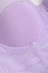 Mesh Underwire Bustier Top