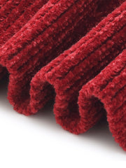 Chili Red Turtleneck Women Sweater