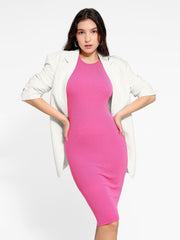 Shapewear Modal Tummy Control Midi Dress
