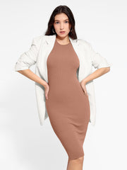 Shapewear Modal Tummy Control Midi Dress