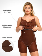 Shapewear Ruched Modal Bodycon Mini Slip Dress