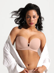 Seamless Non-Slip Push-Up Shaping Strapless Bra