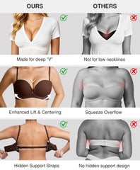 Seamless Non-Slip Push-Up Shaping Strapless Bra