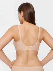 Seamless Wireless Jelly Leopard Contour Minimizer Support Bra