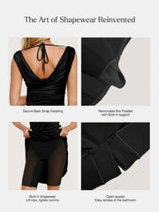 Shapewear Convertible Shine Sculpting Mermaid Dress