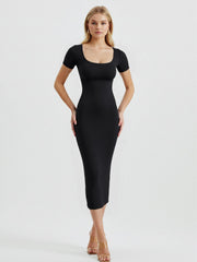 Shapewear Eco-Friendly Sculpting Midi Dress Set
