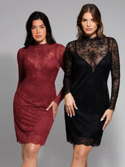 Shapewear Lace Fantasy Mini & Maxi Sculpting Dress Set