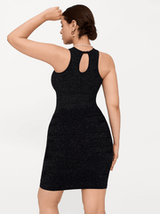 Shapewear Metallic Sculpting Dress