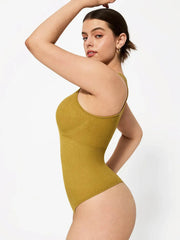Shapewear Metallic Seamless Tummy-Control Bodysuit