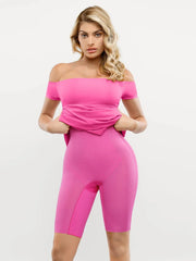 Shapewear Off-Shoulder Tummy Control Smoothing Maxi Dress