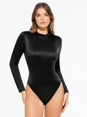 Shapewear Printed High-Waist Tummy-Control Bodysuit