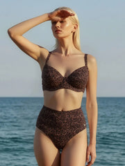 Shapewear Ruched Tummy Control Bikini Set