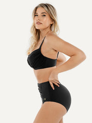 Shapewear Ruched Tummy Control Bikini Set