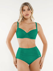 Shapewear Ruched Tummy Control Bikini Set