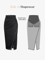 Shapewear Lace Corset Bra or Slimming Midi Wrap Skirt