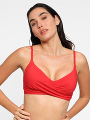 Shapewear Ruched Sculpting Bikini Top and Bottom Set
