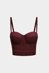 Mesh Underwire Bustier Top