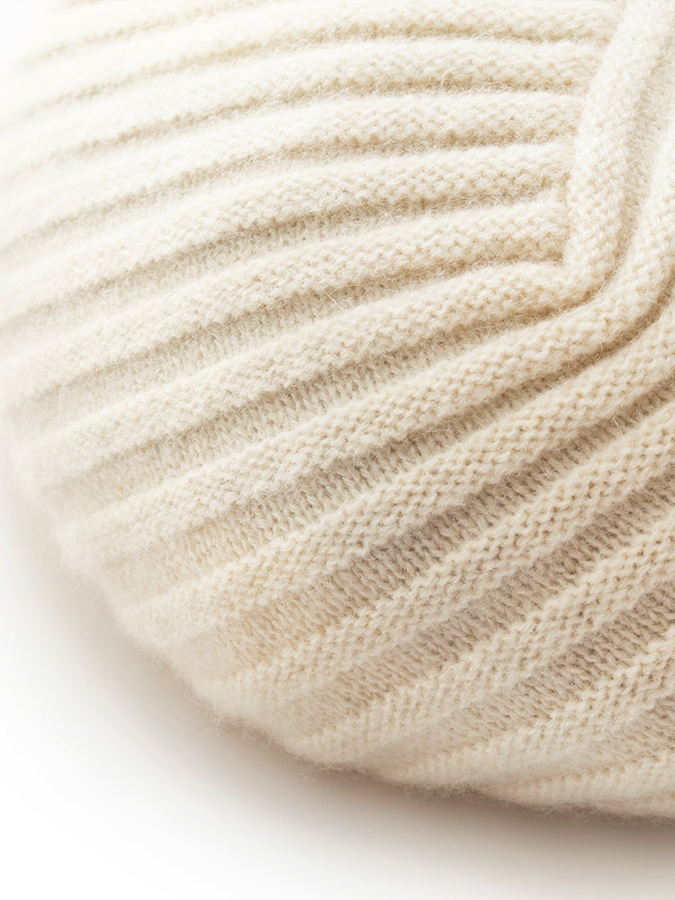 100% Cashmere Plain Beret