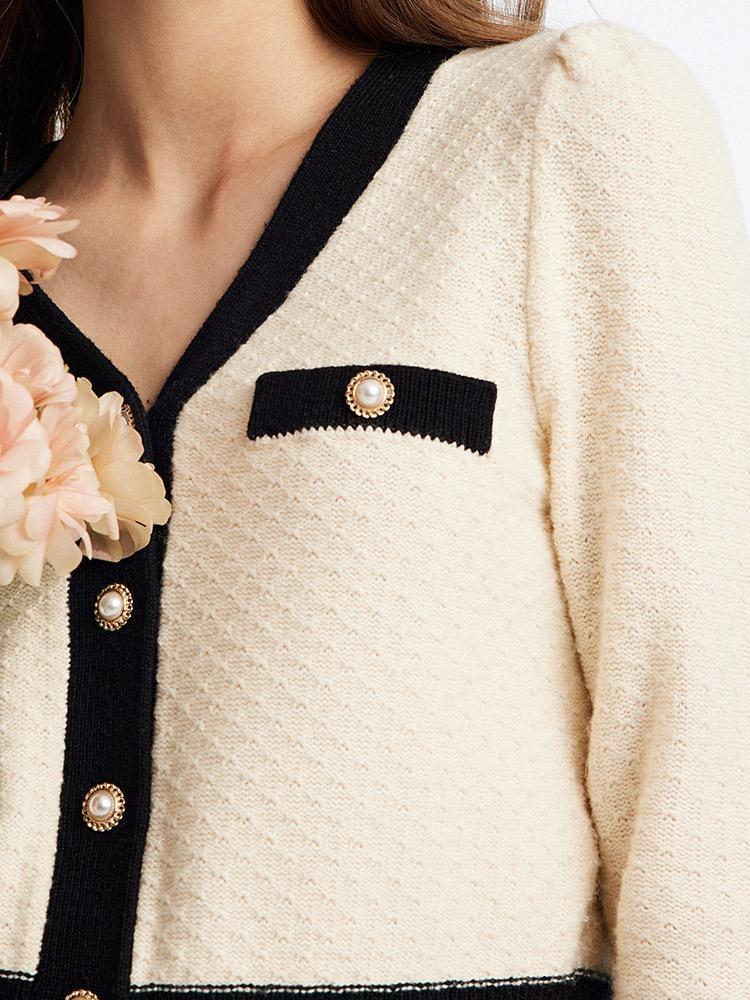 Classic Jacquard Knit Top And Half Women Skirt Two-Piece Set