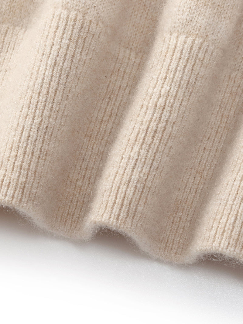 100% Cashmere Jacquard Women Sweater