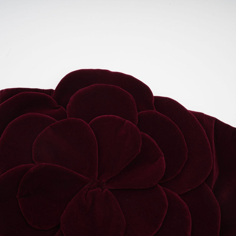 Azura Red Floral Appliqué Mini Dress