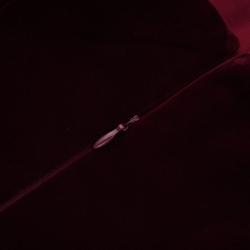 Azura Red Floral Appliqué Mini Dress