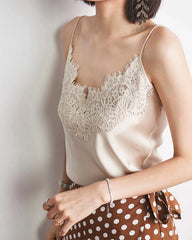 Women's Lace Silk Camisole