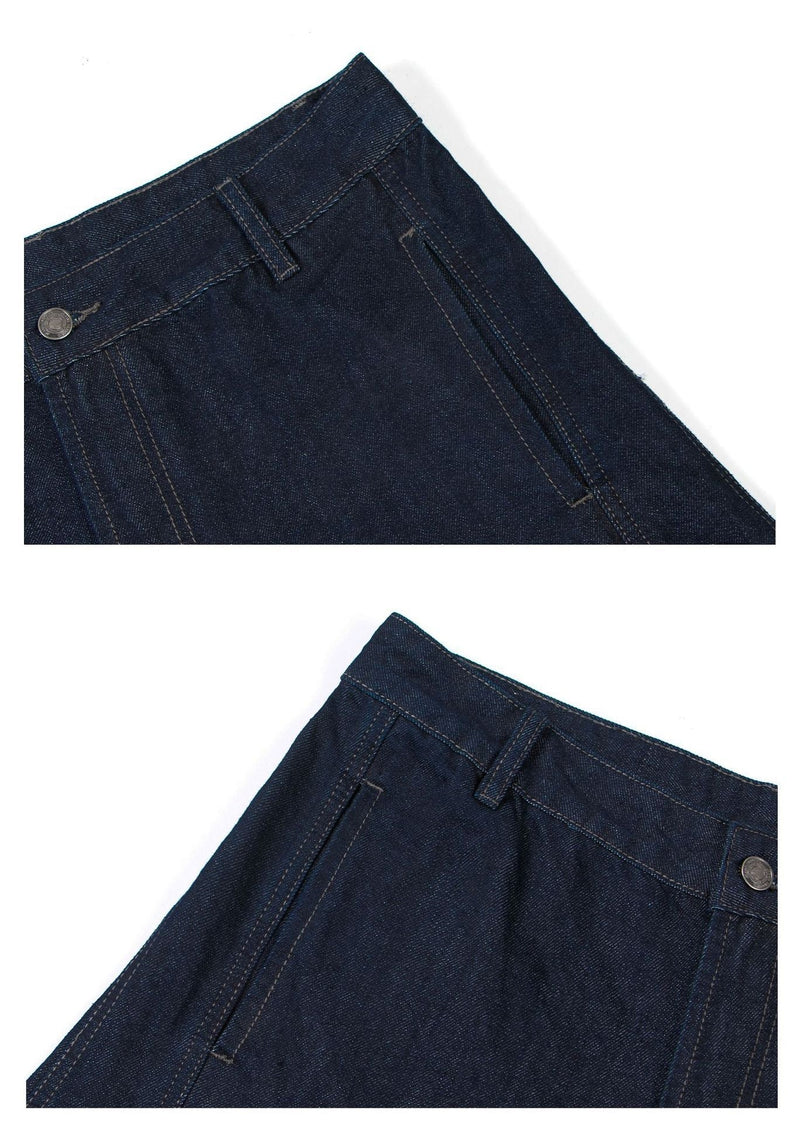 Raw Edge Baggy Jeans