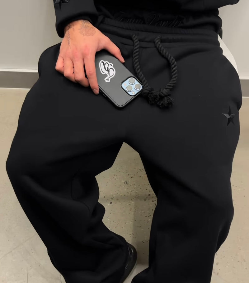 LUNARA DOUBLE WAIST SWEATPANTS