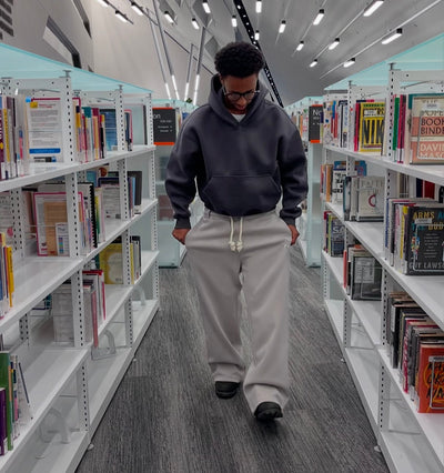 LUNARA DOUBLE WAIST SWEATPANTS